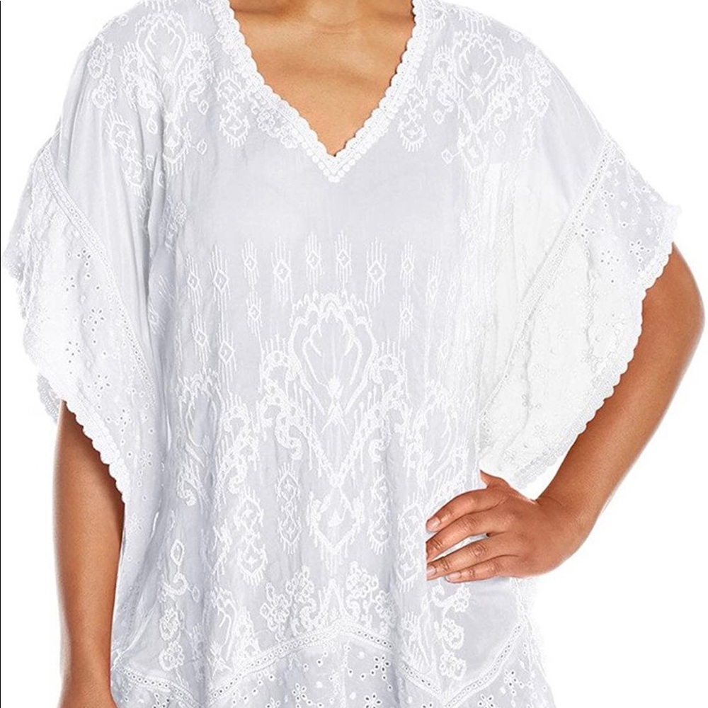 Johnny Was Tribal Poncho - NWOT - Size M